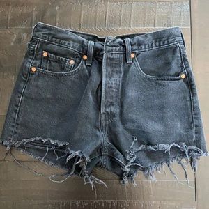 Levi’s Black High Rise Shorts!